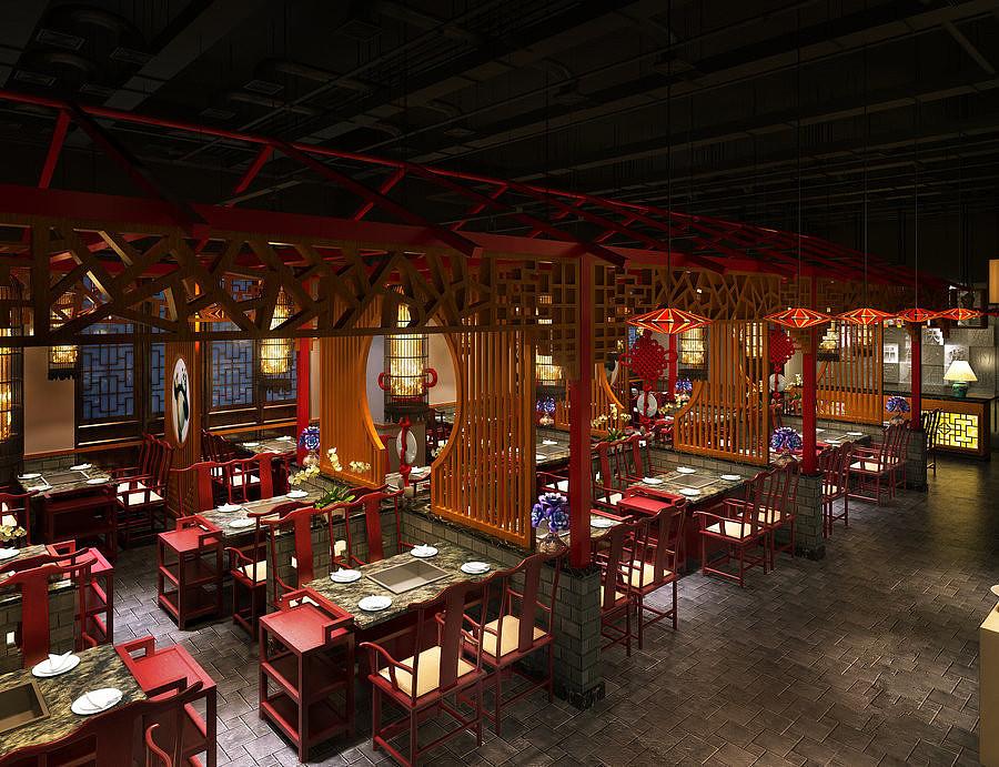 北京火锅店装修