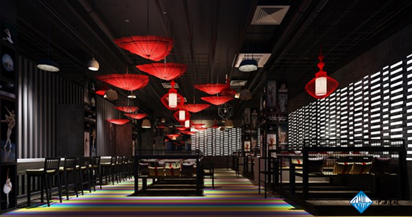 北京火锅店装修